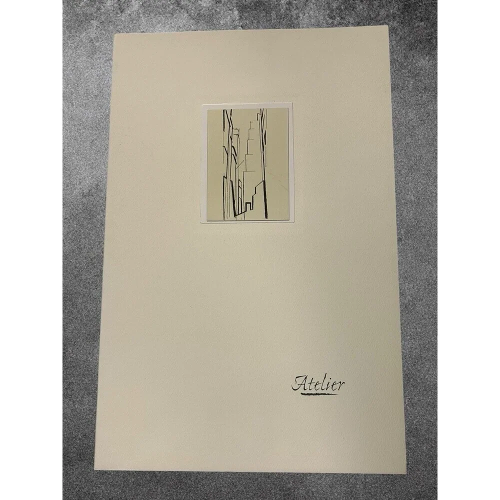Atelier Vintage Menu W/Chef Alain Allegretti